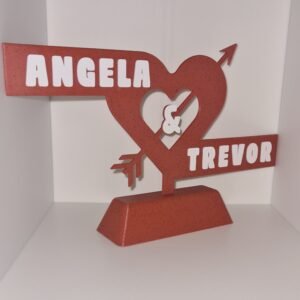 Custom 3D Printed Valentines Day Decoration